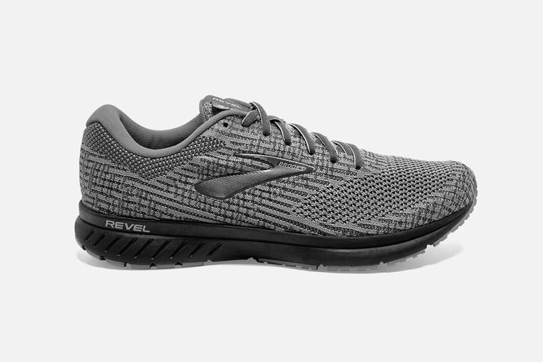 Brooks Revel 3 Road Running Shoes - Men's - Grey (42056-SIEY)